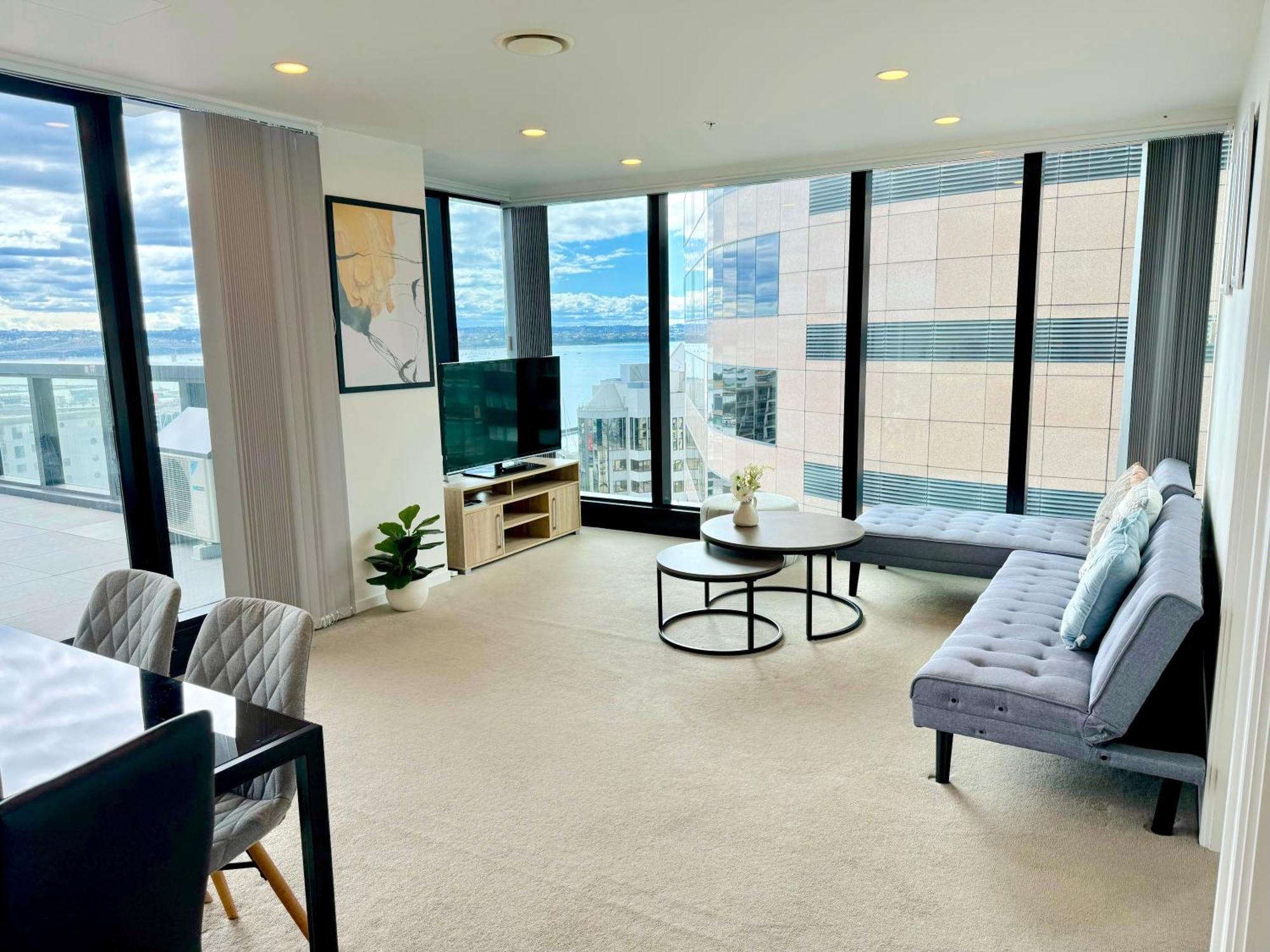 Magnificent Skytower, Sea, Habour View In Cbd Apartamento Auckland Exterior foto